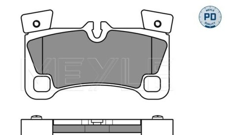 Комплект гальмівних колодок - MEYLE 025 242 9616/PD