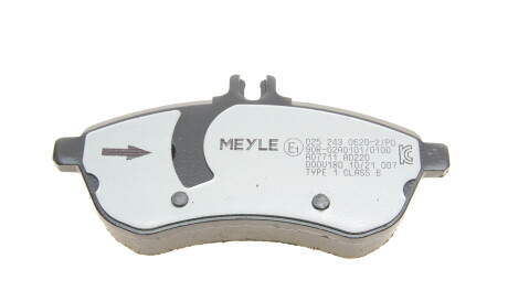 Фото 2 - Гальмівні колодки MEYLE 025 243 0620-2/PD (02524306202PD)