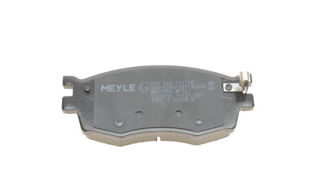 Фото 2 - Тормозные колодки MEYLE 025 243 1717/W (0252431717W)