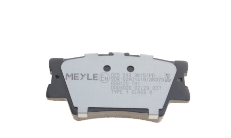 Фото 2 - Тормозные колодки MEYLE 025 243 3815/PD (0252433815PD)