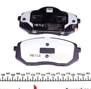 Фото 3 - Гальмівні колодки MEYLE 025 245 0116/PD (0252450116PD)