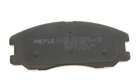Фото 6 - Тормозные колодки MEYLE 025 245 1016/W (0252451016W)