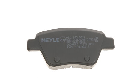 Фото 2 - Гальмівні колодки MEYLE 025 245 6317 (0252456317)