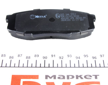 Фото 2 - Тормозные колодки MEYLE 025 246 5317 (0252465317)