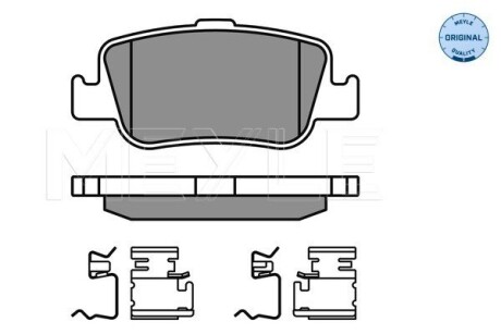 Колодки гальмівні (задні) Toyota Auris 06-/Corolla 1.3-2.0D 12- (Bosch) - (446652150, 446652140, 446652120) MEYLE 025 246 6415/W