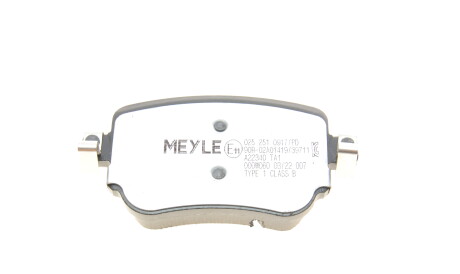 Фото 3 - Тормозные колодки MEYLE 025 251 0917/PD (0252510917PD)