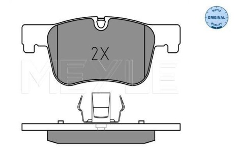 Колодки гальмівні (передні) BMW 1 (F20)/3 (F30)/4 (F32) 10- - MEYLE 025 255 0618