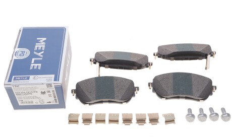 Фото 2 - Гальмівні колодки MEYLE 025 256 9819/PD (0252569819PD)