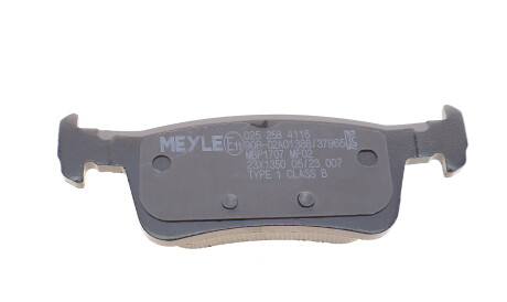 Фото 2 - Гальмівні колодки MEYLE 025 258 4116 (0252584116)