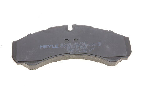 Фото 2 - Тормозные колодки MEYLE 025 291 2117 (0252912117)