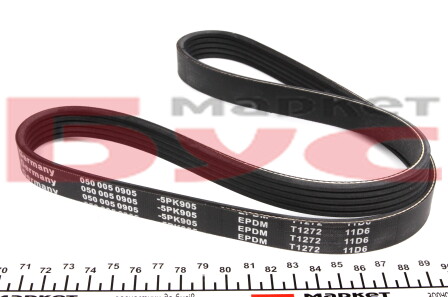 Фото 2 - Ремень приводной MEYLE 050 005 0905 (0500050905)