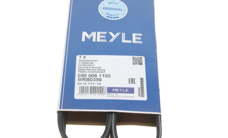 Фото 5 - Ремінь приводний MEYLE 050 006 1100 (0500061100)