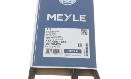 Фото 5 - Ремінь приводний MEYLE 050 006 1555 (0500061555)