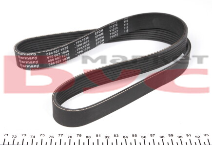 Фото 2 - Ремінь приводний MEYLE 050 007 1036 (0500071036)