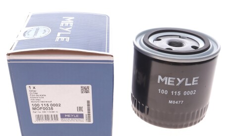 Фото 2 - Масляний фільтр MEYLE 100 115 0002 (1001150002)