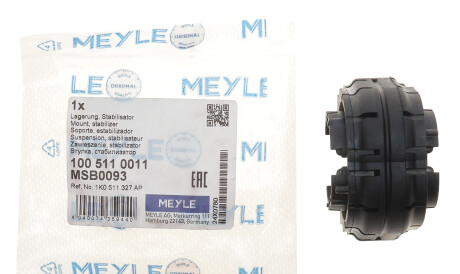 Фото 2 - Втулка стабилизатора MEYLE 100 511 0011 (1005110011)