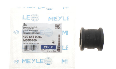 Фото 2 - Втулка стабілізатора MEYLE 100 615 0004 (1006150004)