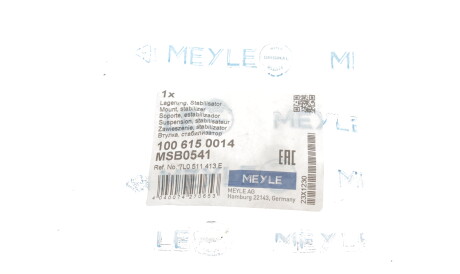 Фото 3 - Втулка стабілізатора MEYLE 100 615 0014 (1006150014)