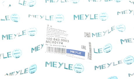 Фото 2 - Пильник/відбійник MEYLE 100 643 0003 (1006430003)