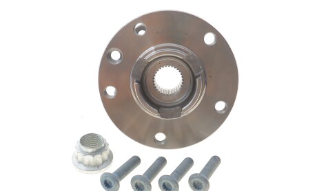 Комплект підшипника колеса задн/передн Лів/Прав (із маточиною) (50,7x156x50) VW TOUAREG 3.0D-4.2D 01.10-03.18 - ((7P0501655A)) MEYLE 100 653 0039