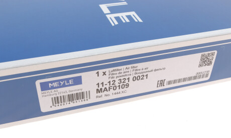 Фото 2 - Повітряний фільтр MEYLE 11-12 321 0021 (11123210021)