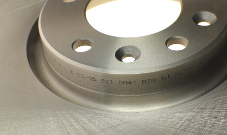 Фото 3 - Тормозной диск MEYLE 11-15 521 0041 (11155210041)