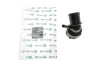 Фланець системи охолодження Skoda Fabia/Octavia/Roomster 1.2-2.0D 99- - ((6Q0122291E)) MEYLE 114 226 0003 (фото 4)
