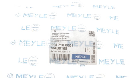 Фото 3 - Сайлентблок подрамника MEYLE 114 710 0001 (1147100001)