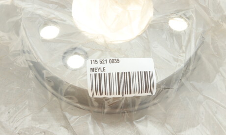 Фото 2 - Тормозной диск MEYLE 115 521 0035 (1155210035)