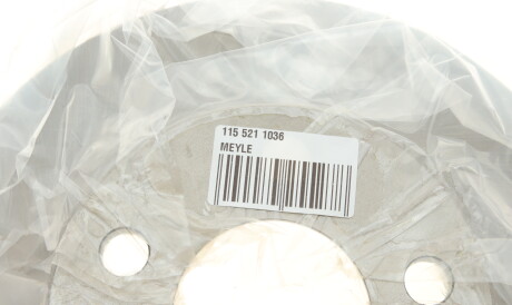 Фото 2 - Тормозной диск MEYLE 115 521 1036 (1155211036)