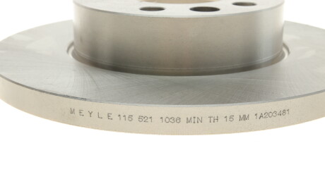 Фото 6 - Тормозной диск MEYLE 115 521 1036 (1155211036)