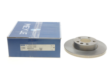 Фото 7 - Тормозной диск MEYLE 115 521 1036 (1155211036)