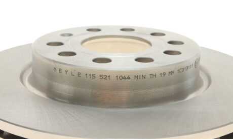 Фото 3 - Гальмівний диск MEYLE 115 521 1044 (1155211044)
