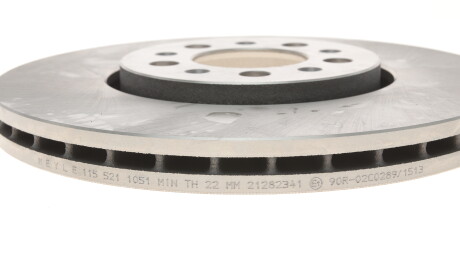 Фото 3 - Гальмівний диск MEYLE 115 521 1051 (1155211051)