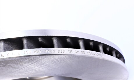 Фото 3 - Тормозной диск MEYLE 115 521 1103 (1155211103)