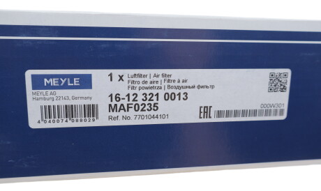Фото 3 - Воздушный фильтр MEYLE 16-12 321 0013 (16123210013)