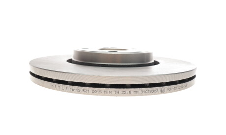 Фото 3 - Гальмівний диск MEYLE 16-15 521 0015 (16155210015)