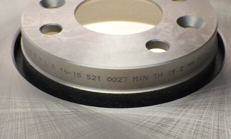 Фото 4 - Тормозной диск MEYLE 16-15 521 0027 (16155210027)