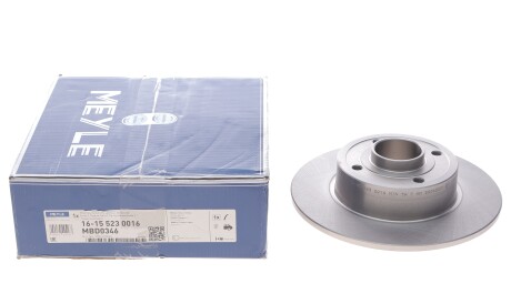 Фото 2 - Тормозной диск MEYLE 16-15 523 0016 (16155230016)