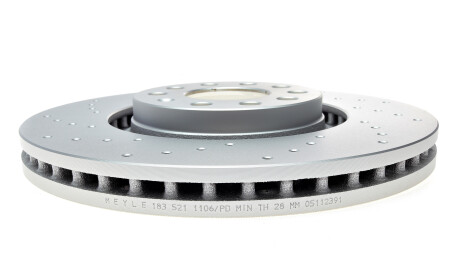 Фото 3 - Гальмівний диск MEYLE 183 521 1106/PD (1835211106PD)