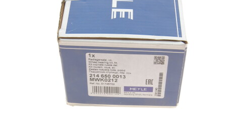 Фото 3 - Підшипник маточини MEYLE 214 650 0013 (2146500013)