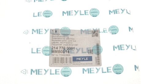 Фото 3 - Підшипник амортизатора MEYLE 214 770 0001 (2147700001)
