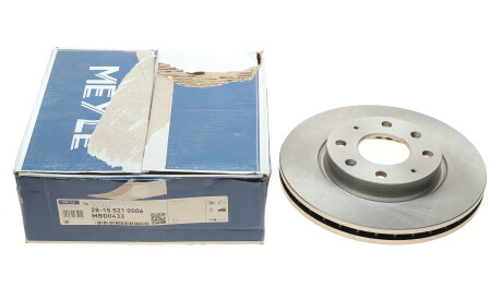 Фото 2 - Гальмівний диск MEYLE 28-15 521 0006 (28155210006)