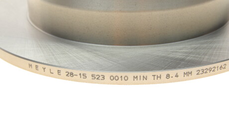 Фото 4 - Тормозной диск MEYLE 28-15 523 0010 (28155230010)