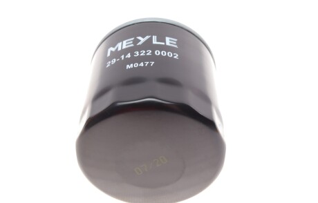 Фото 2 - Масляный фильтр MEYLE 29-14 322 0002 (29143220002)