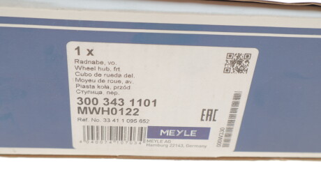 Фото 3 - Ступиця MEYLE 300 343 1101 (3003431101)