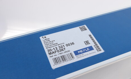 Фото 5 - Воздушный фильтр MEYLE 30-12 321 0036 (30123210036)