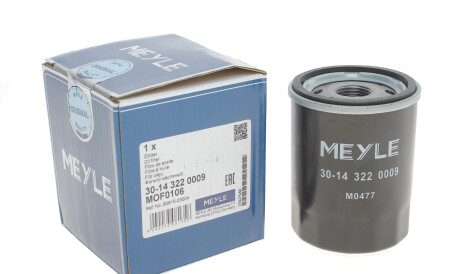 Фото 3 - Масляний фільтр MEYLE 30-14 322 0009 (30143220009)