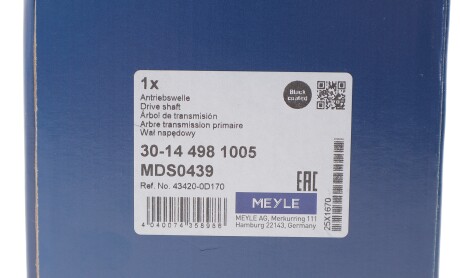 Фото 2 - Автозапчастина MEYLE 30-14 498 1005 (30144981005)