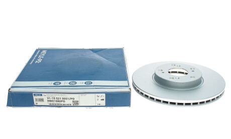 Фото 6 - Гальмівний диск MEYLE 31-15 521 0051/PD (31155210051PD)